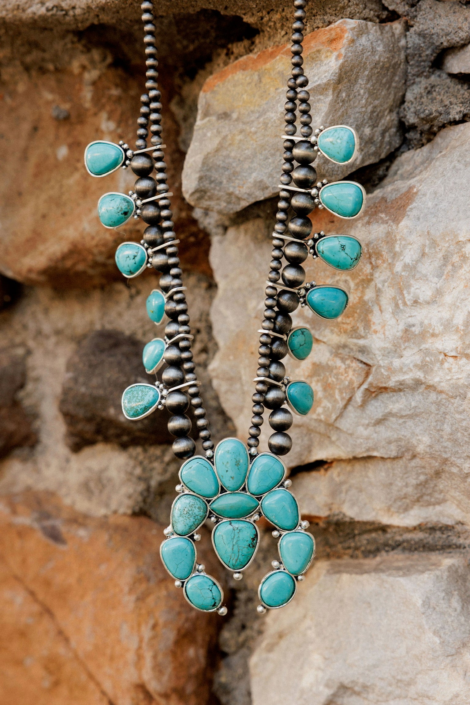 Turquoise Blossom Necklace