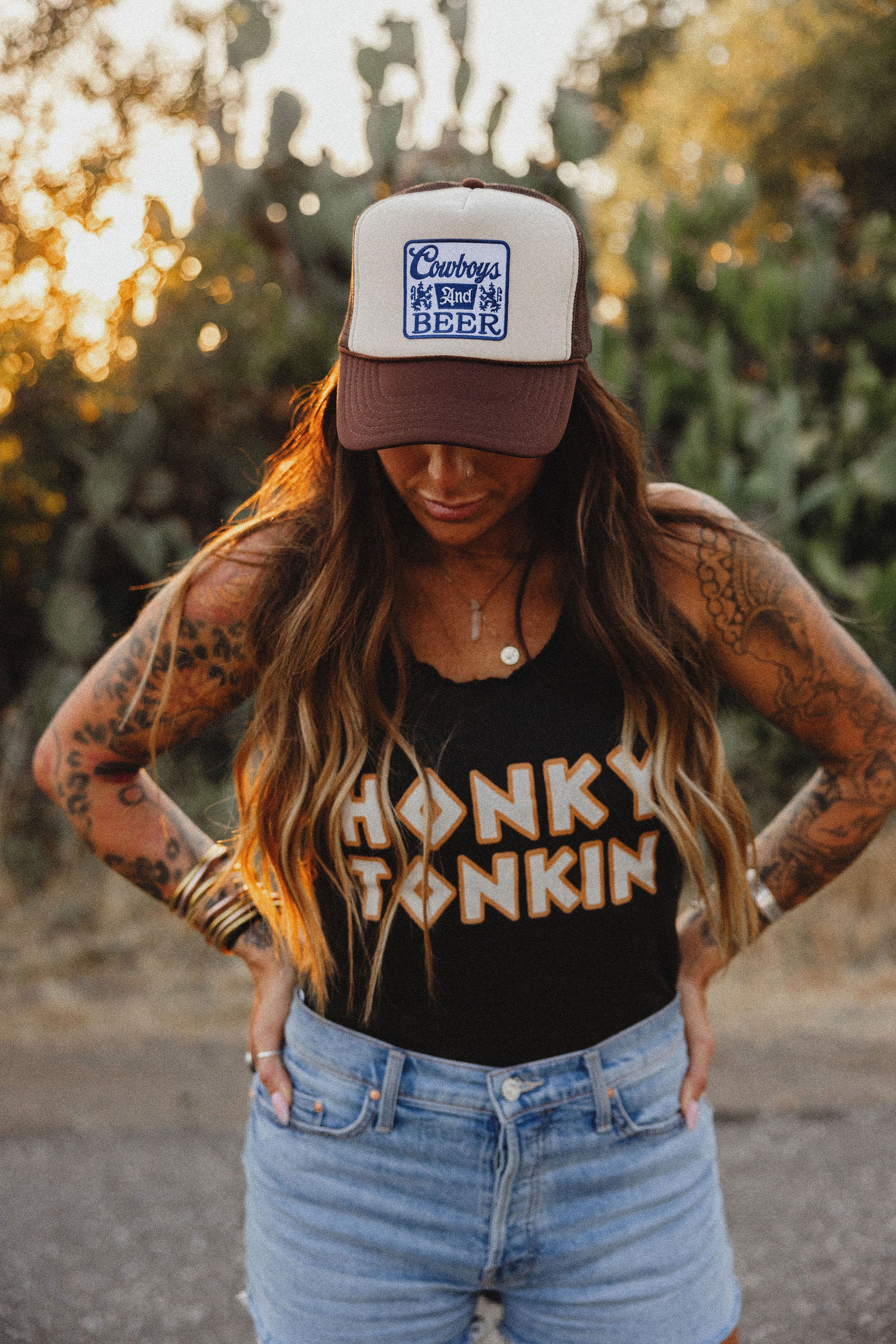 Honky Tonkin Lace Tank