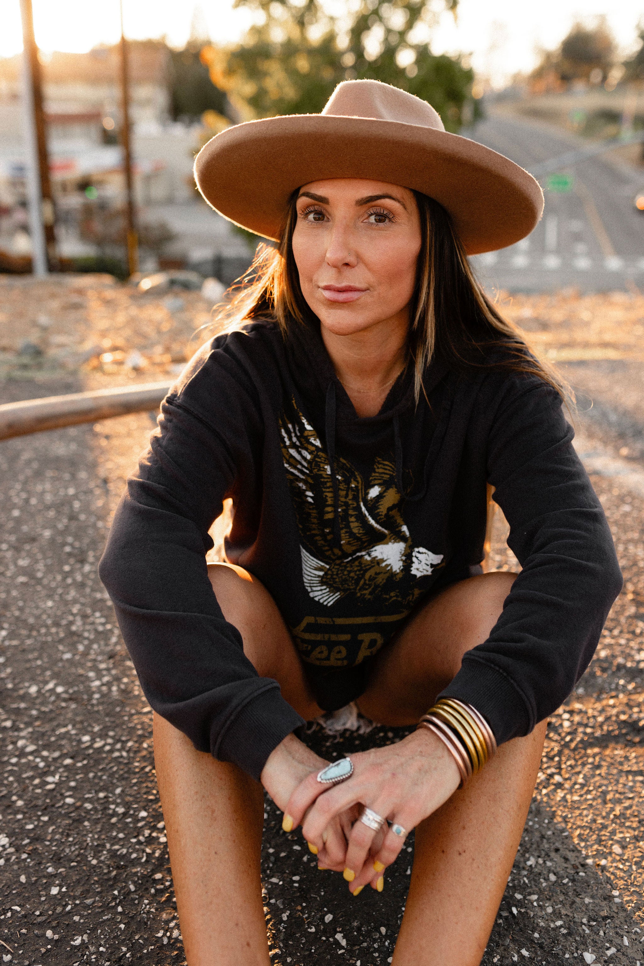 Free Bird OG Crop Hoodie