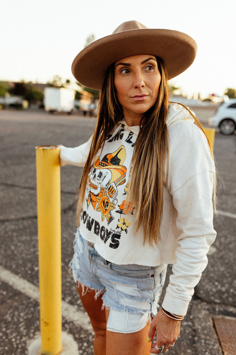 Long Live Cowboys Cropped Sweatshirt – Magnolia Mill