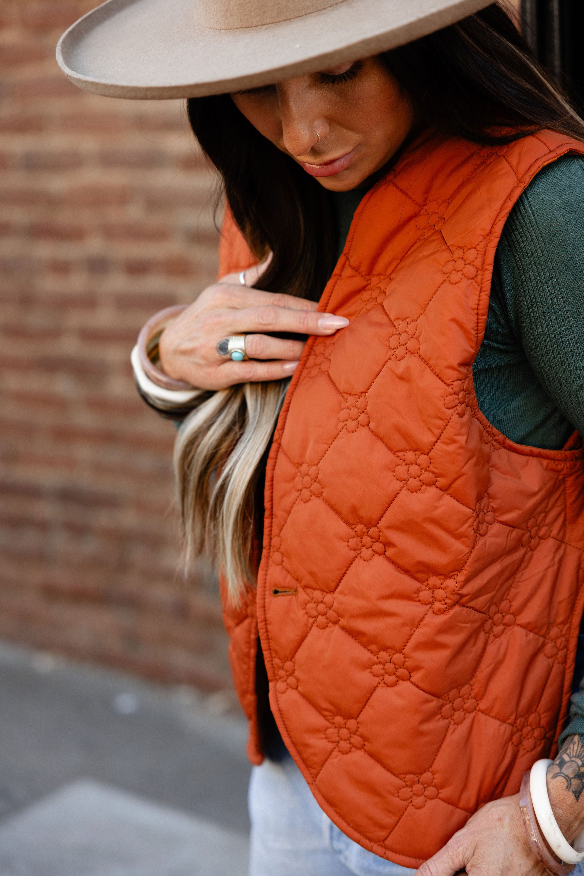 Saddle Quilted Vest