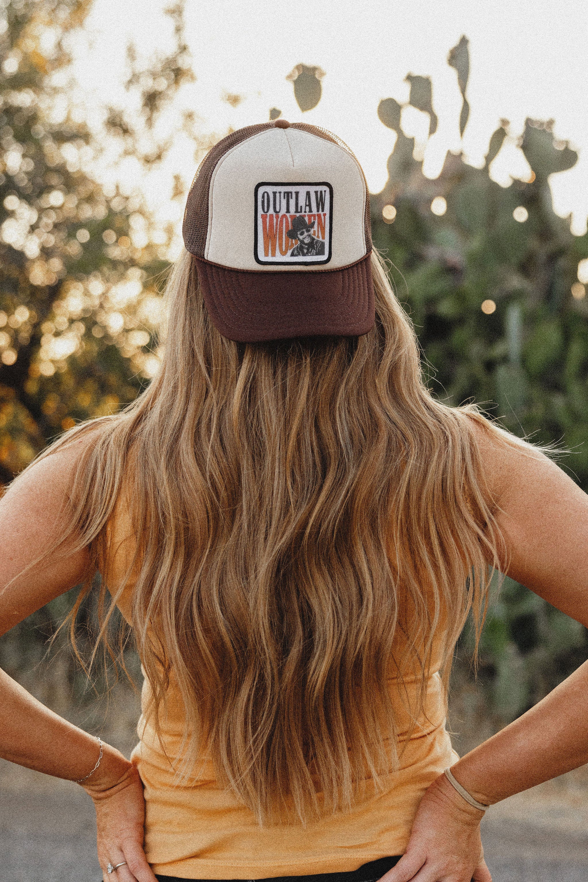 Hank Williams Jr Outlaw Women Trucker Hat