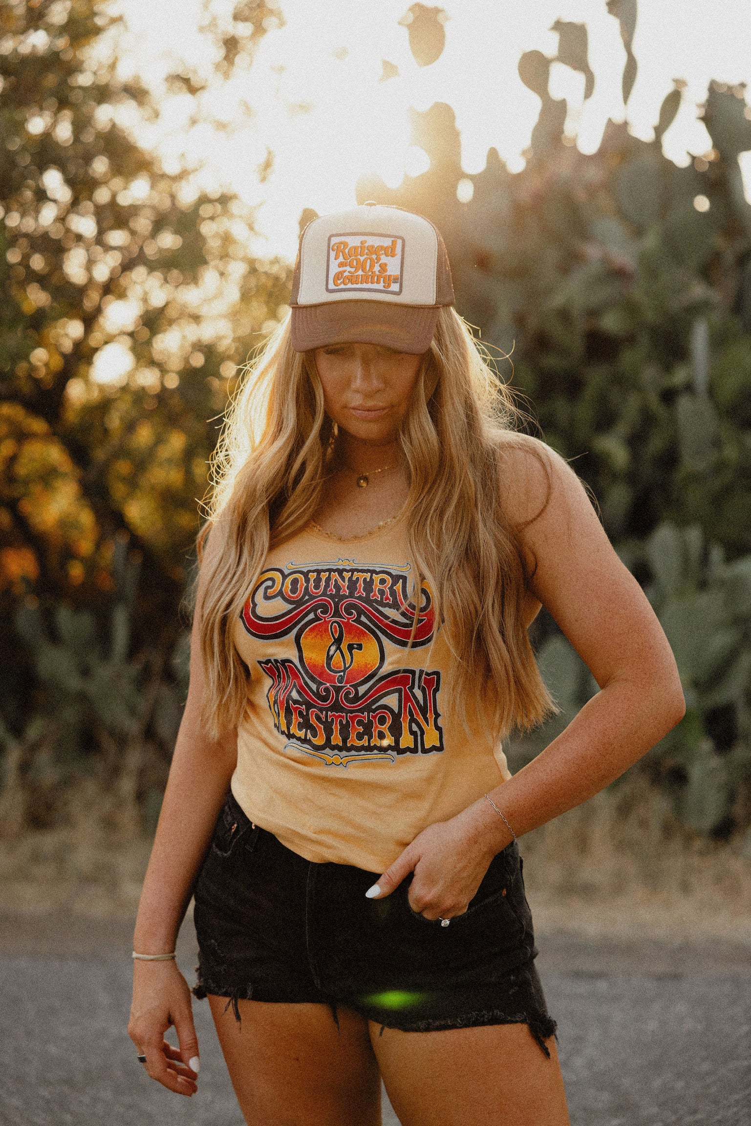 Raised on 90’s Country Trucker Hat