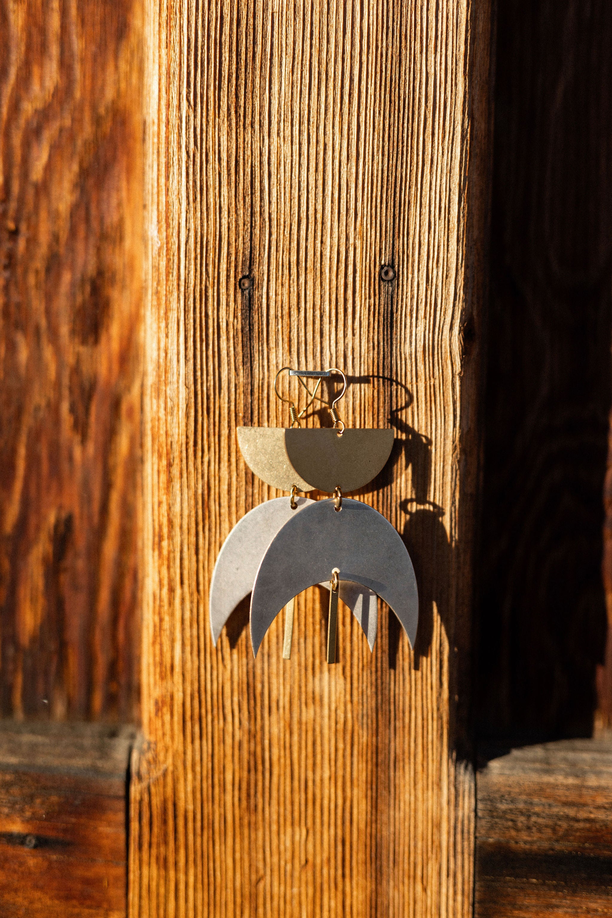 Bar Moon Phase Earrings