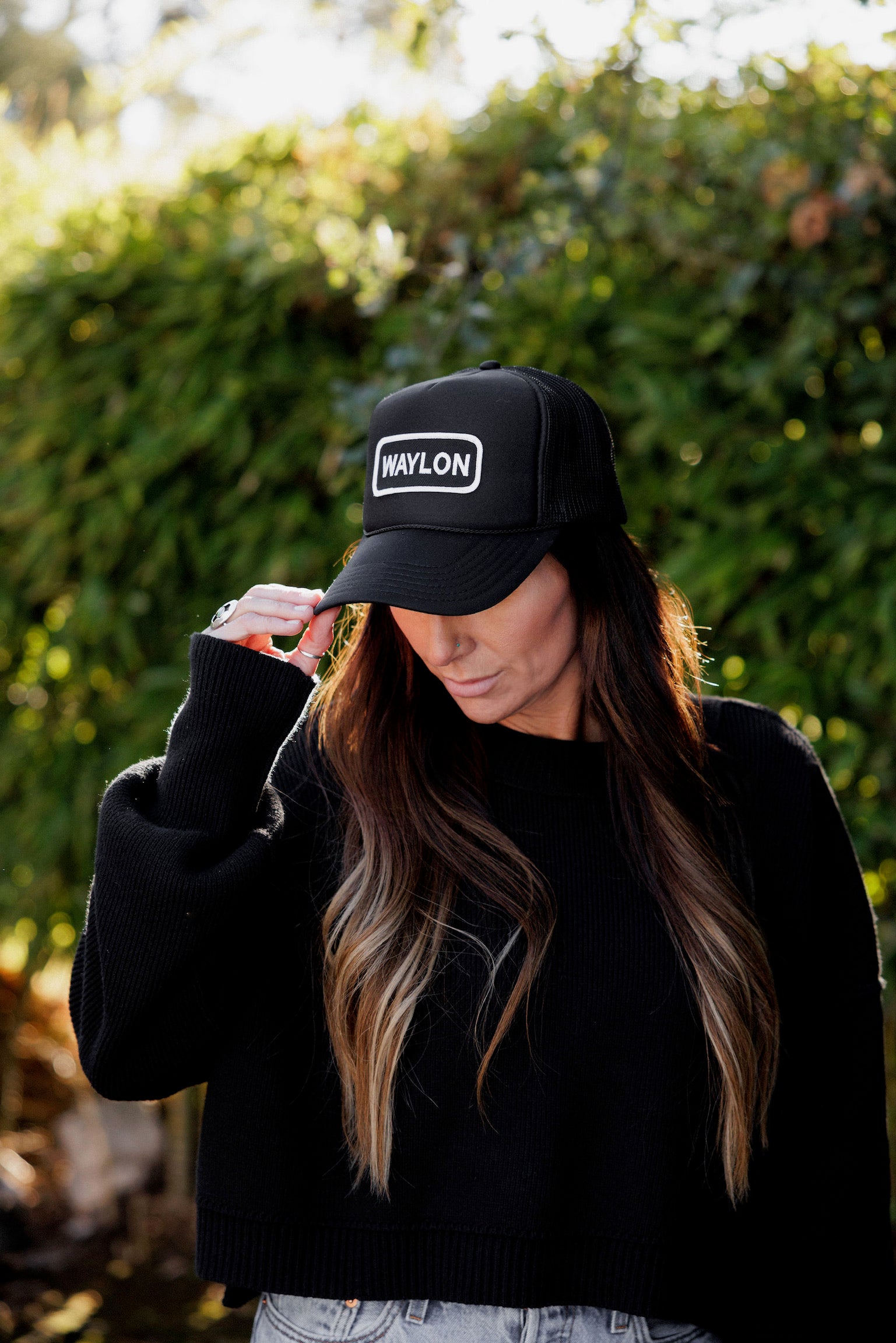 Waylon Jennings Trucker Hat