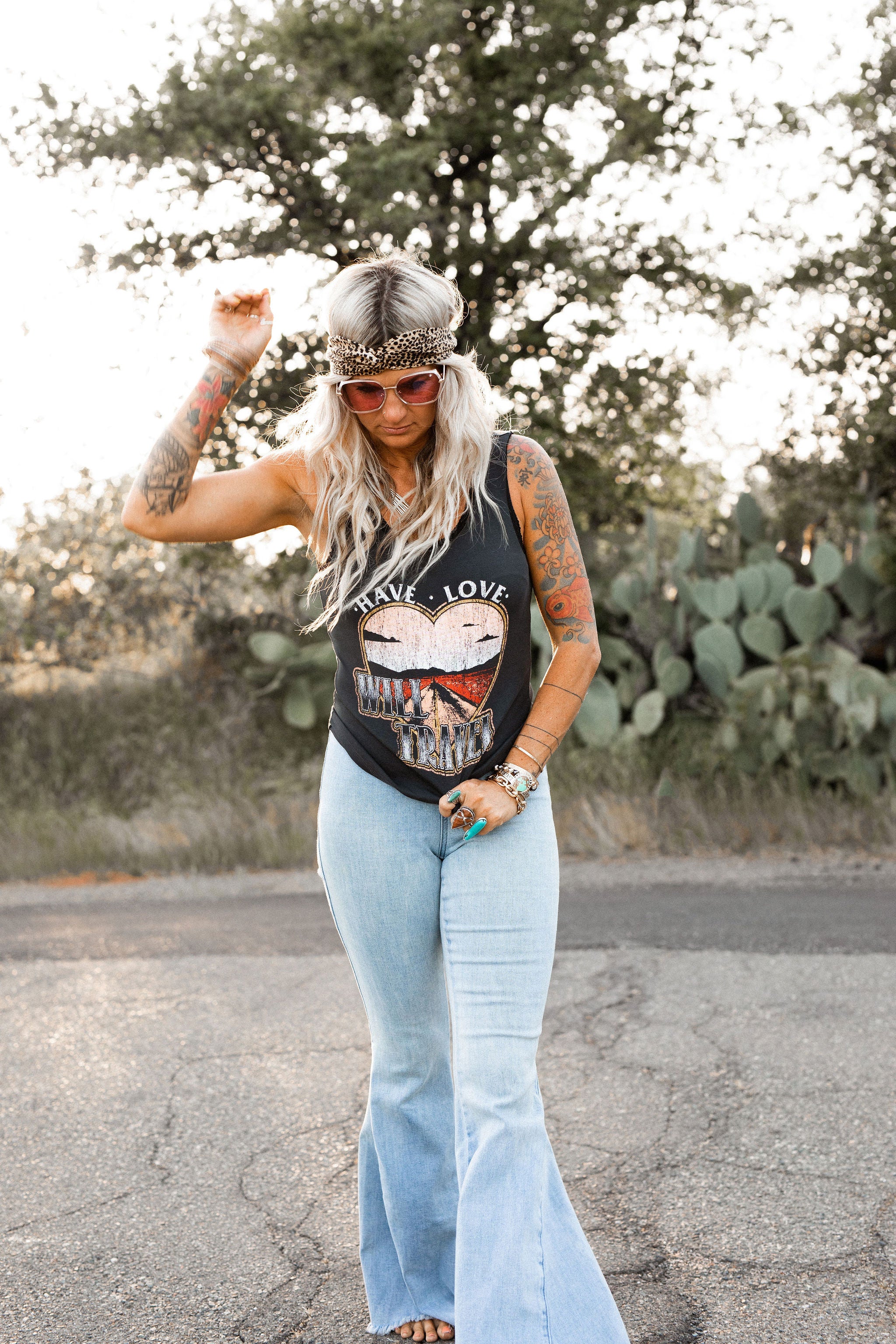 Have Love Will Travel Lace Tank