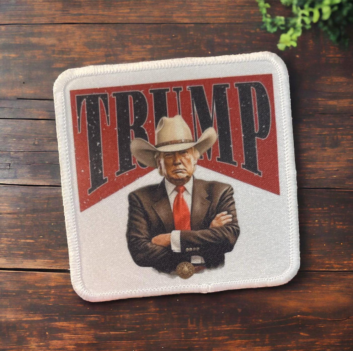 Cowboy Trump Trucker hat