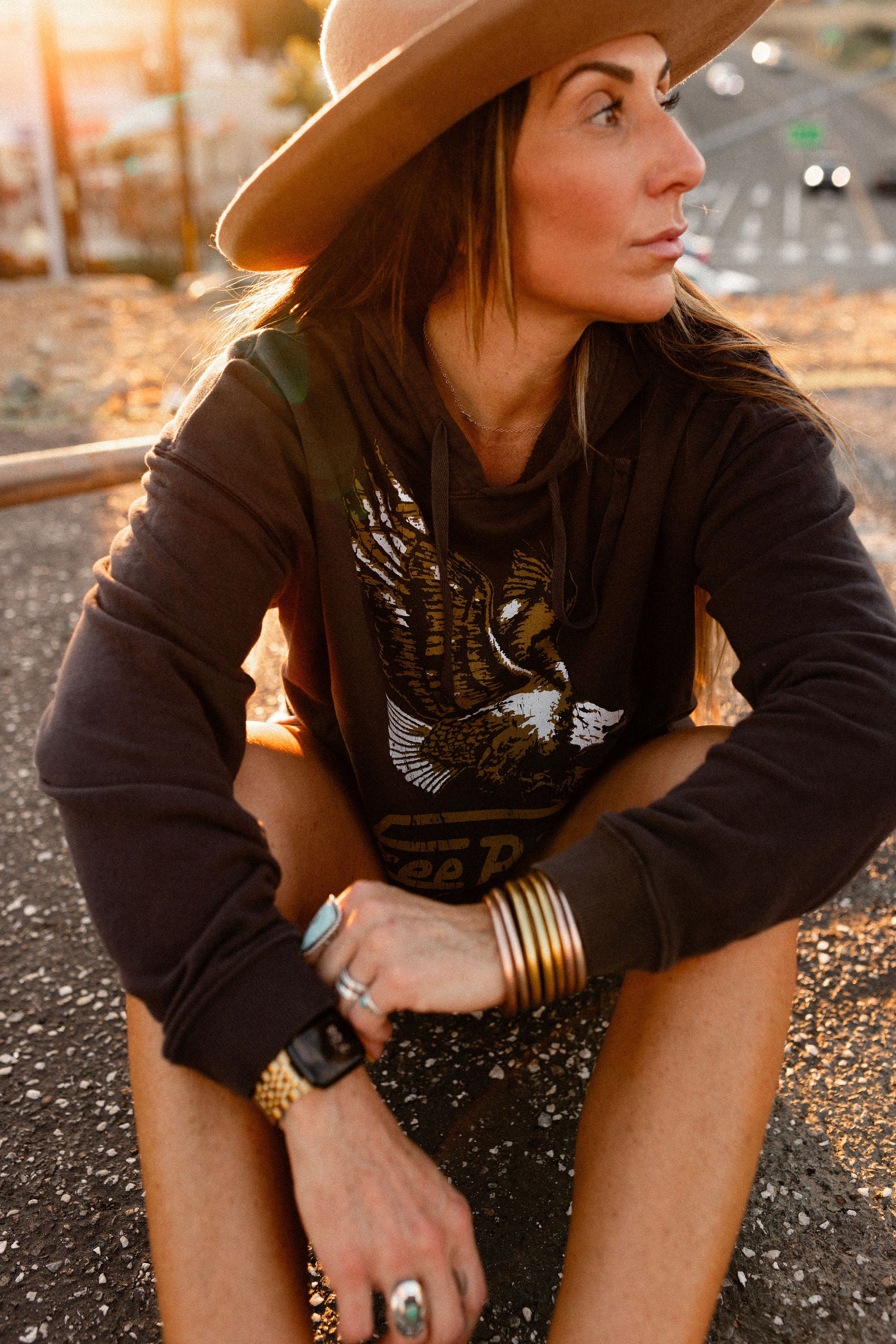 Free Bird OG Crop Hoodie