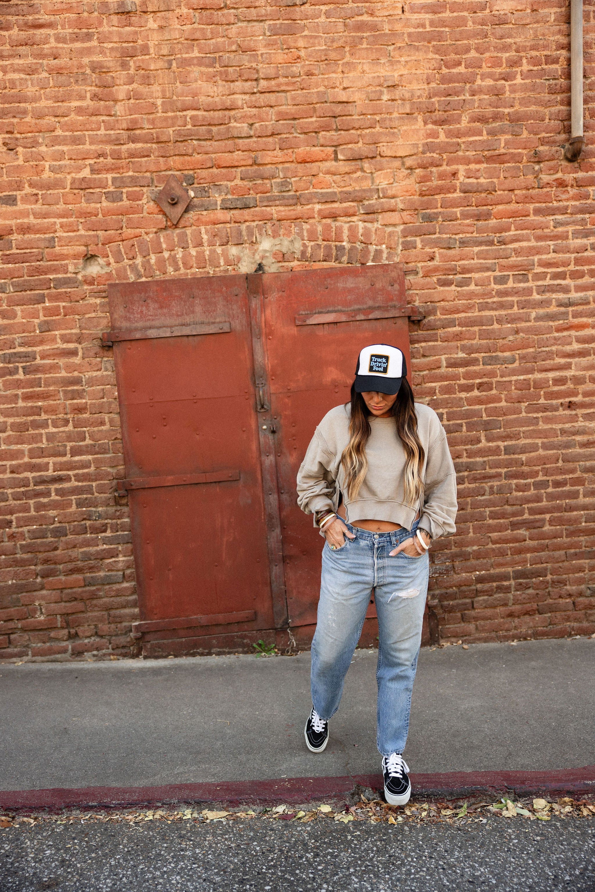 Buckskin Slit Pullover