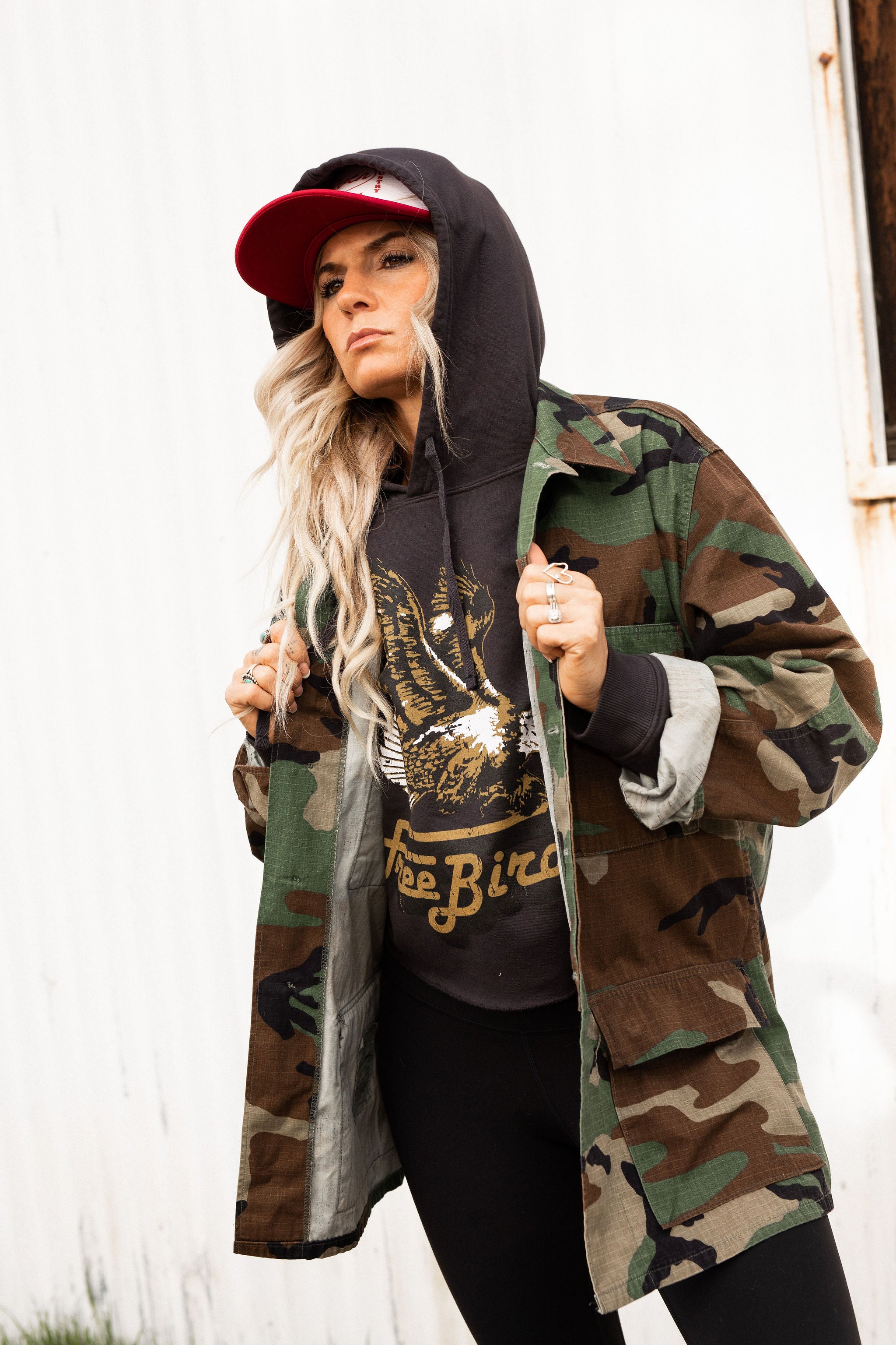 Free Bird OG Crop Hoodie