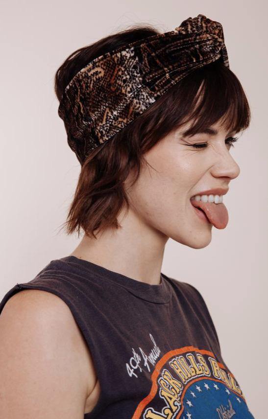 Snakebite Turban - Waylon + Willie Boutique