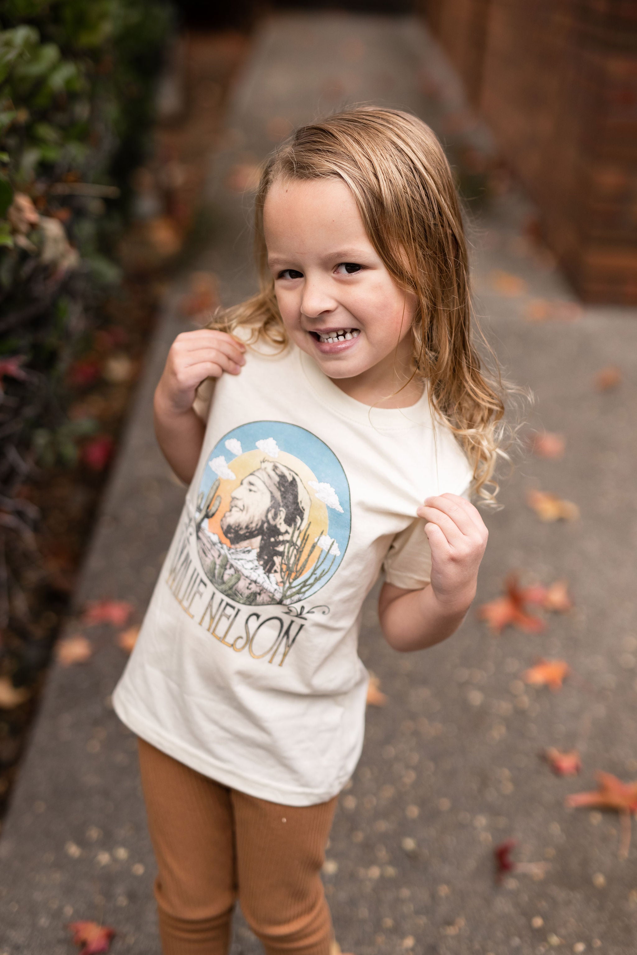 Willie Nelson In The Sky Kids Tee
