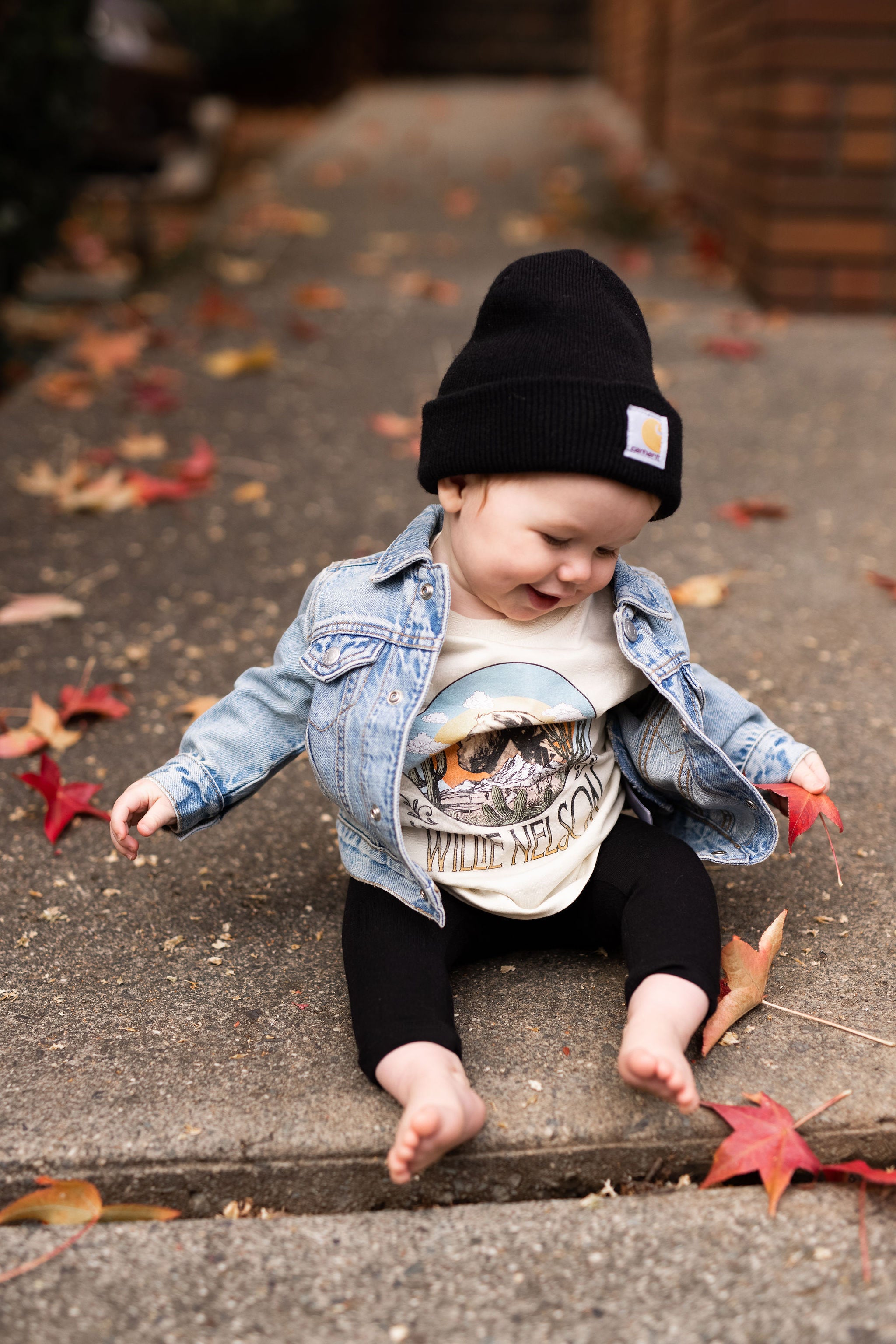 Willie Nelson In The Sky Kids Tee