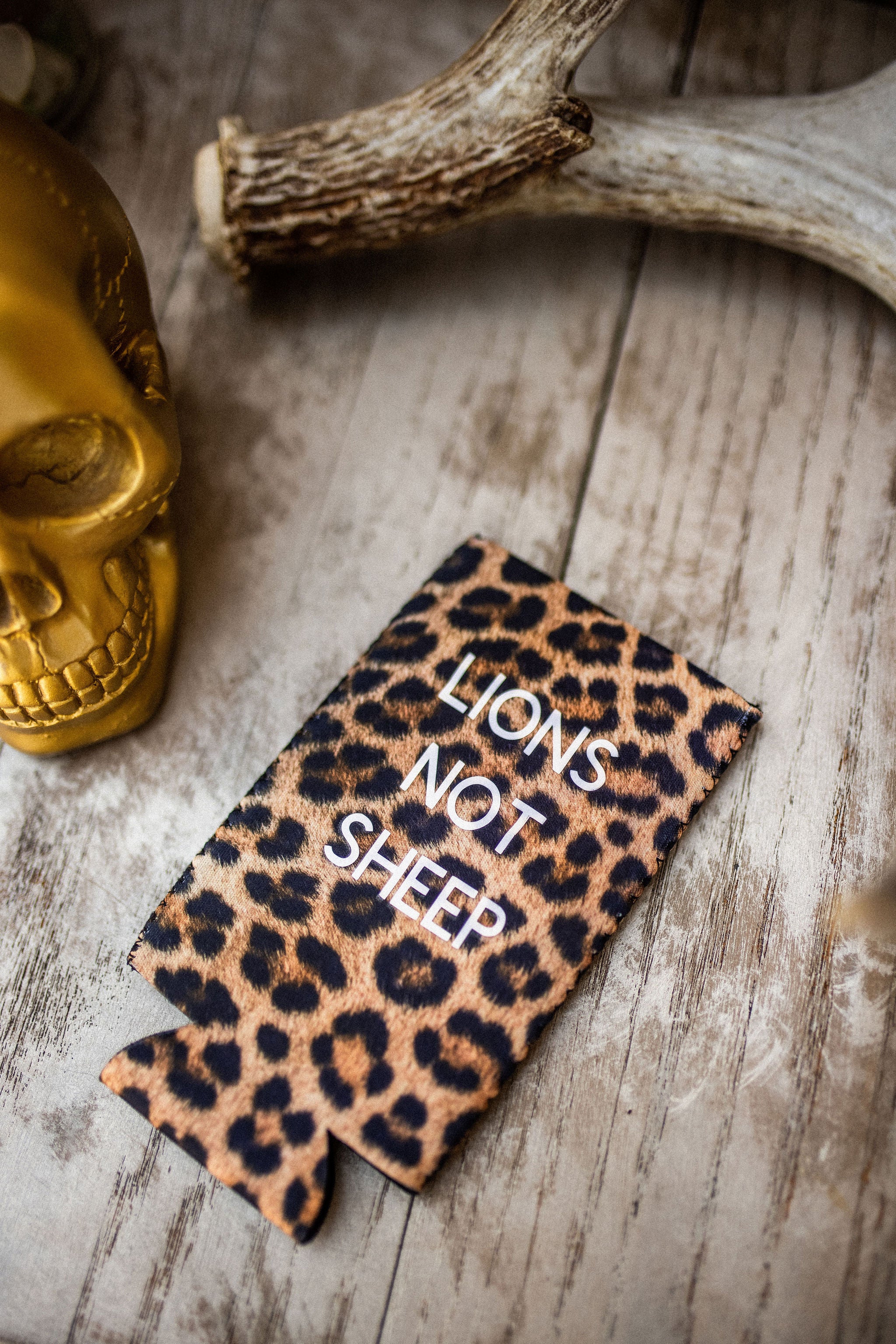 Lions Not Sheep- Can Holder