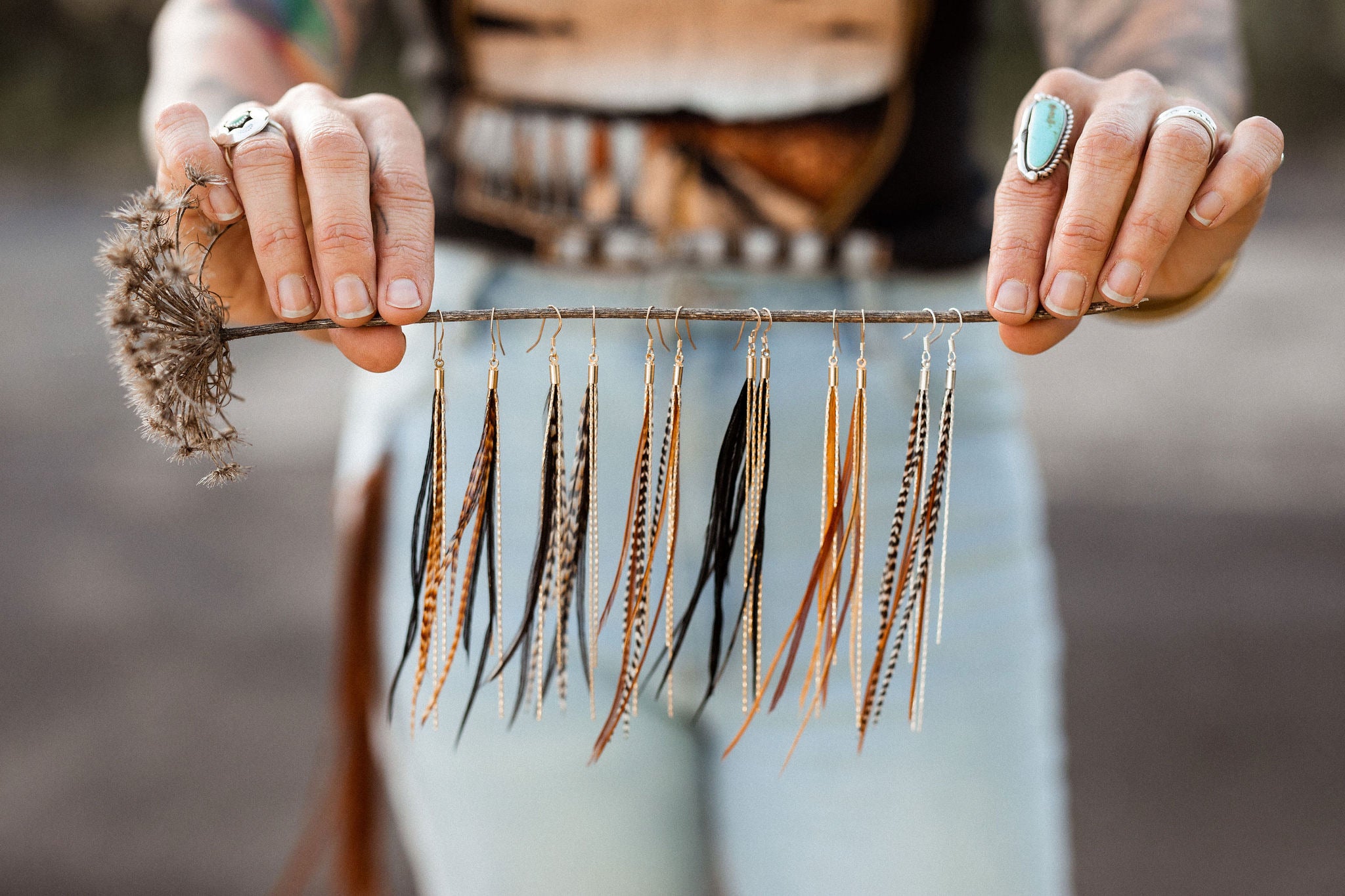 Freebird Feather Earrings