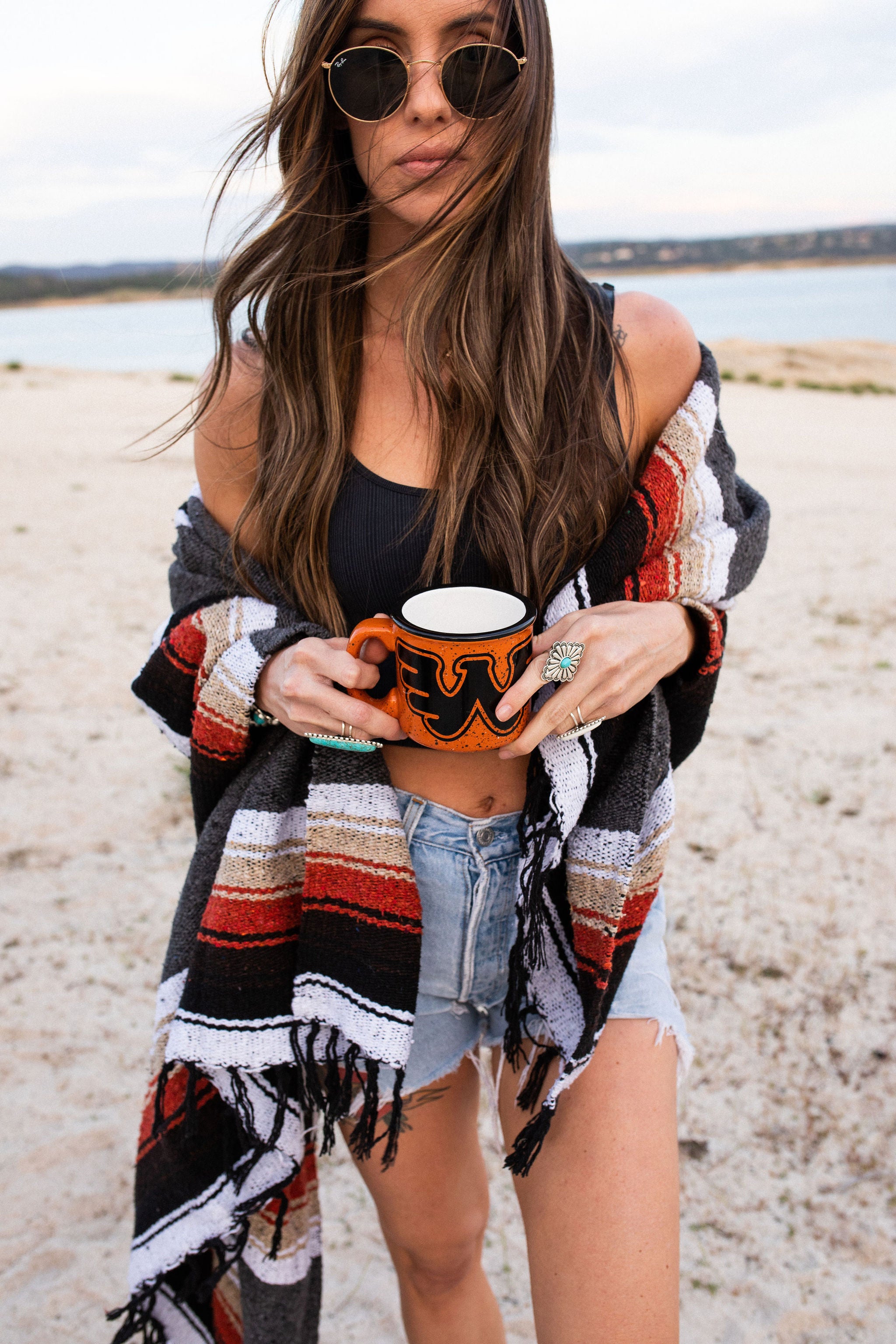 Sunset Baja Collection Blanket