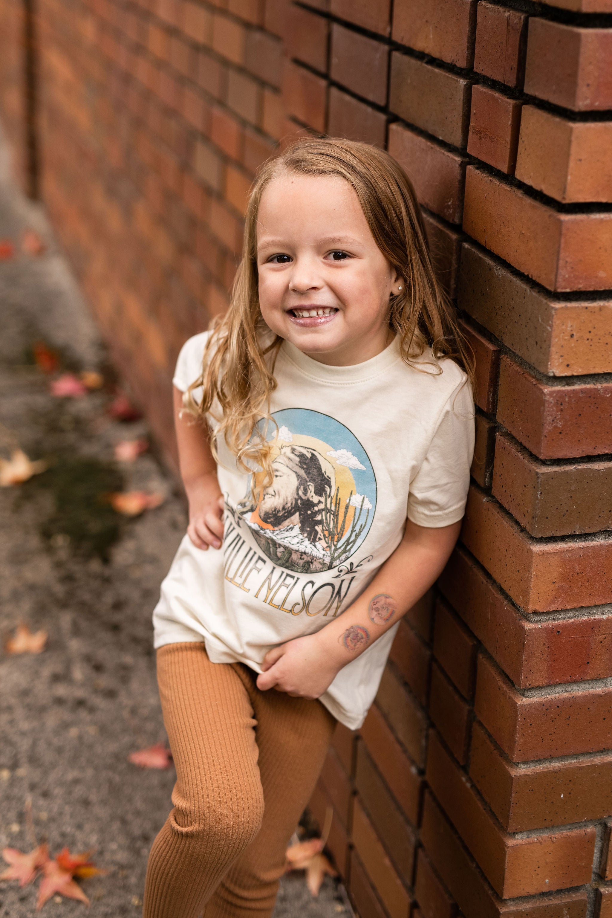 Willie Nelson In The Sky Kids Tee