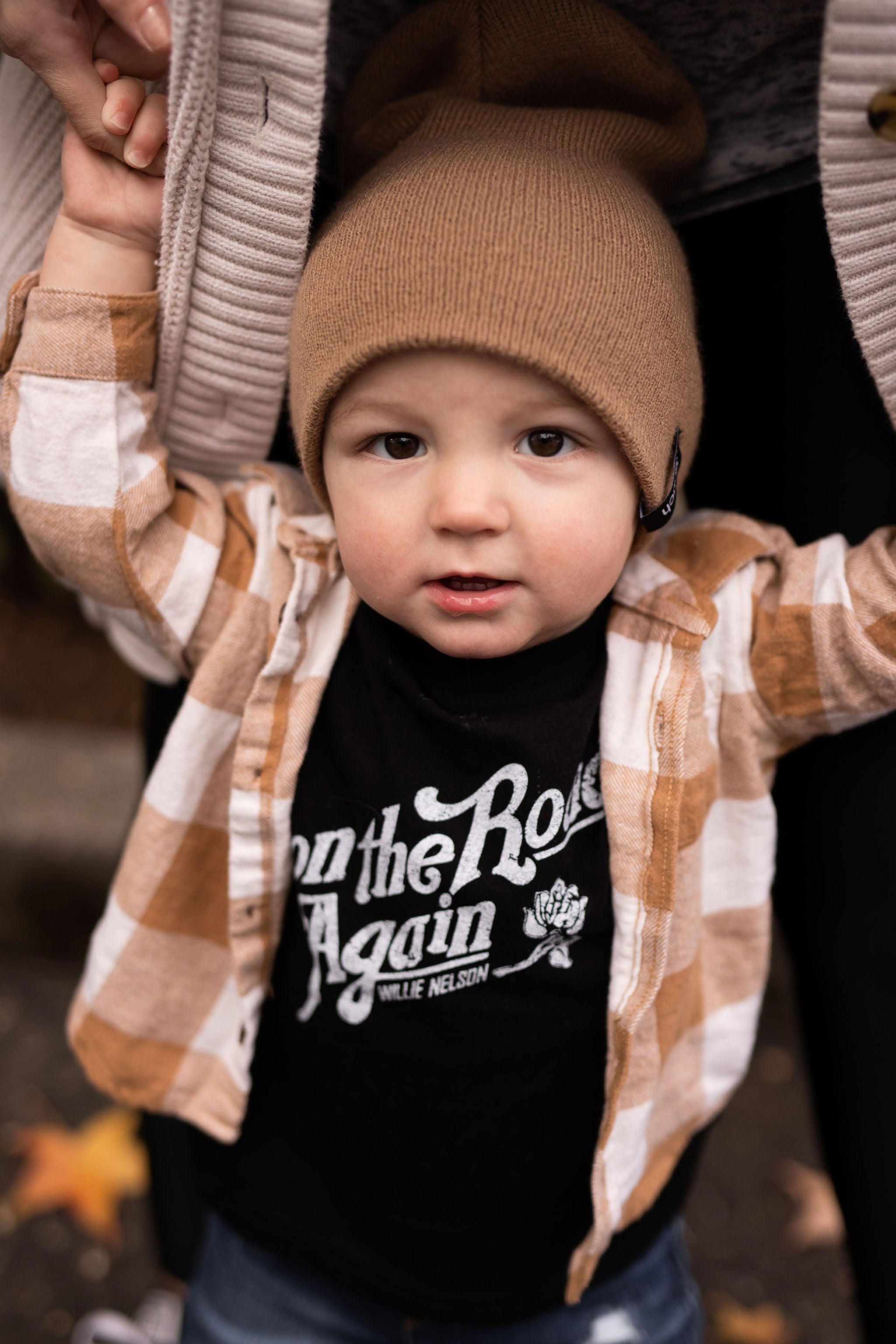 On The Road Again Black Kids Tee