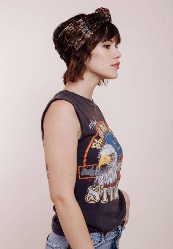 Snakebite Turban - Waylon + Willie Boutique