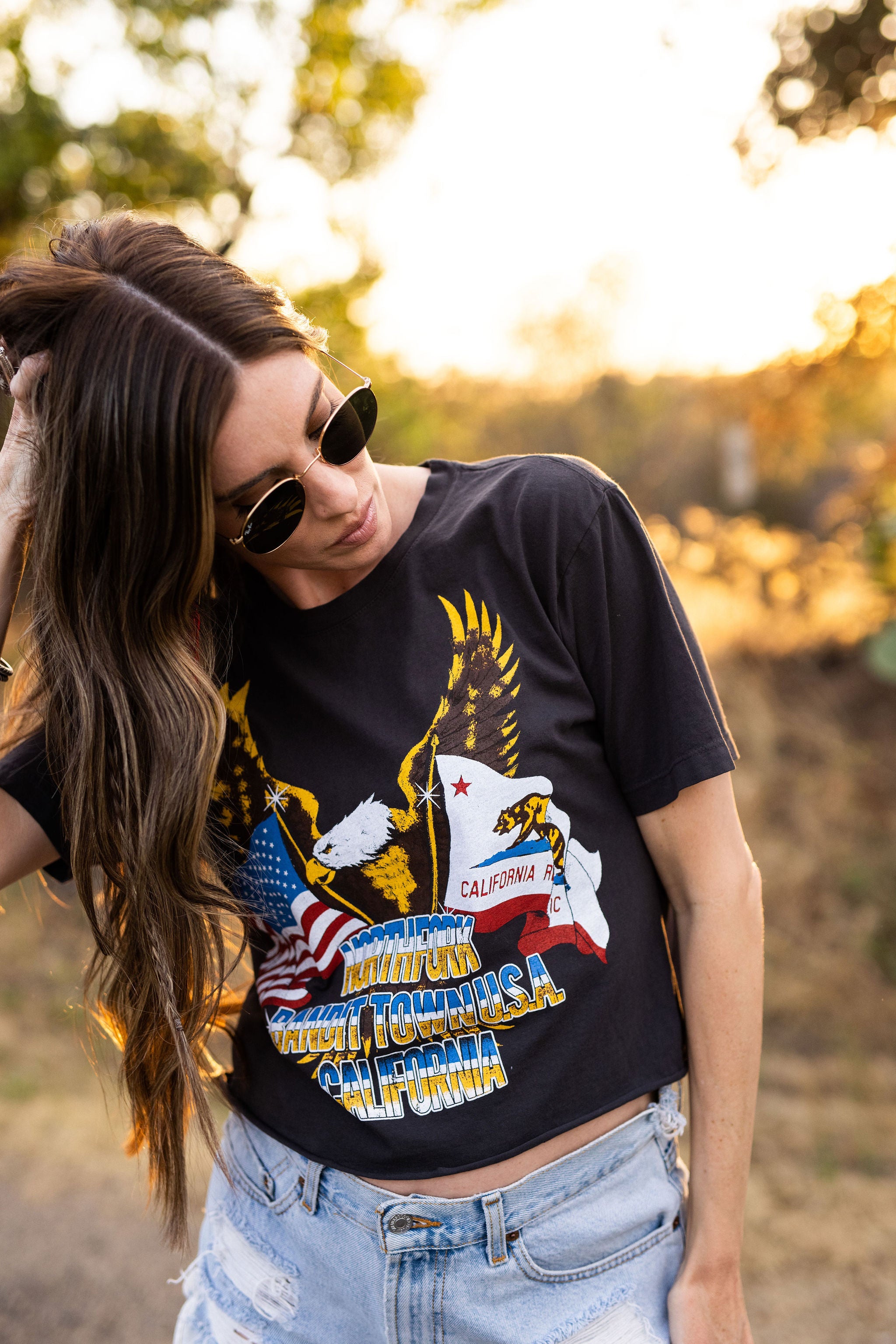 Bandit Town Crop Tee