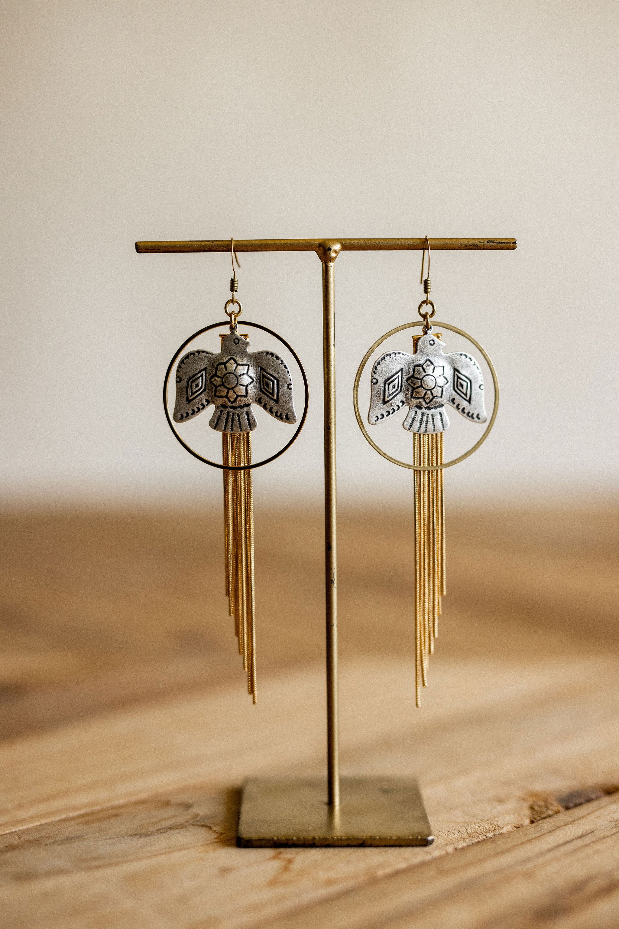 Thunderbird Tassel Earrings