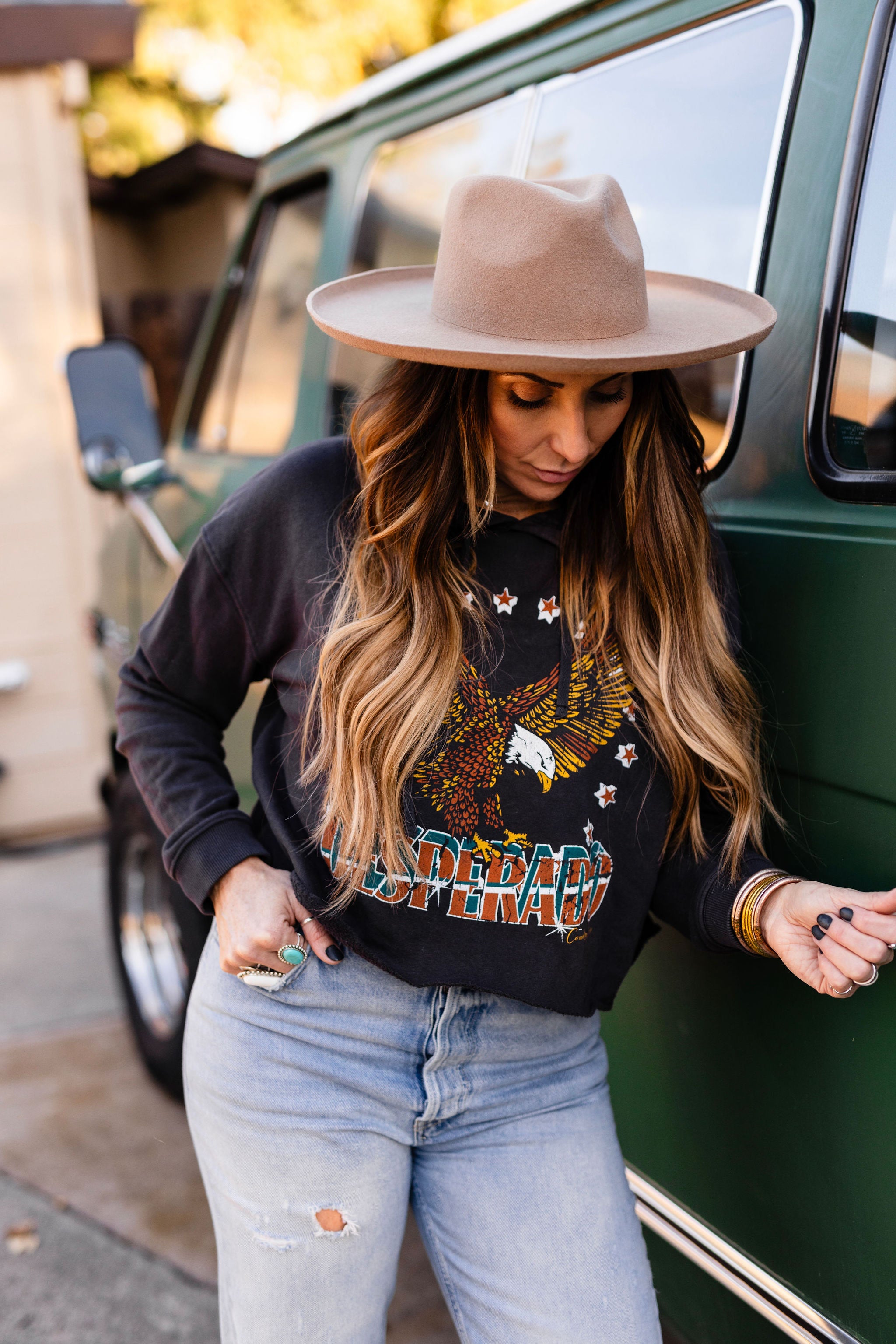 Desperado Crop Hoodie