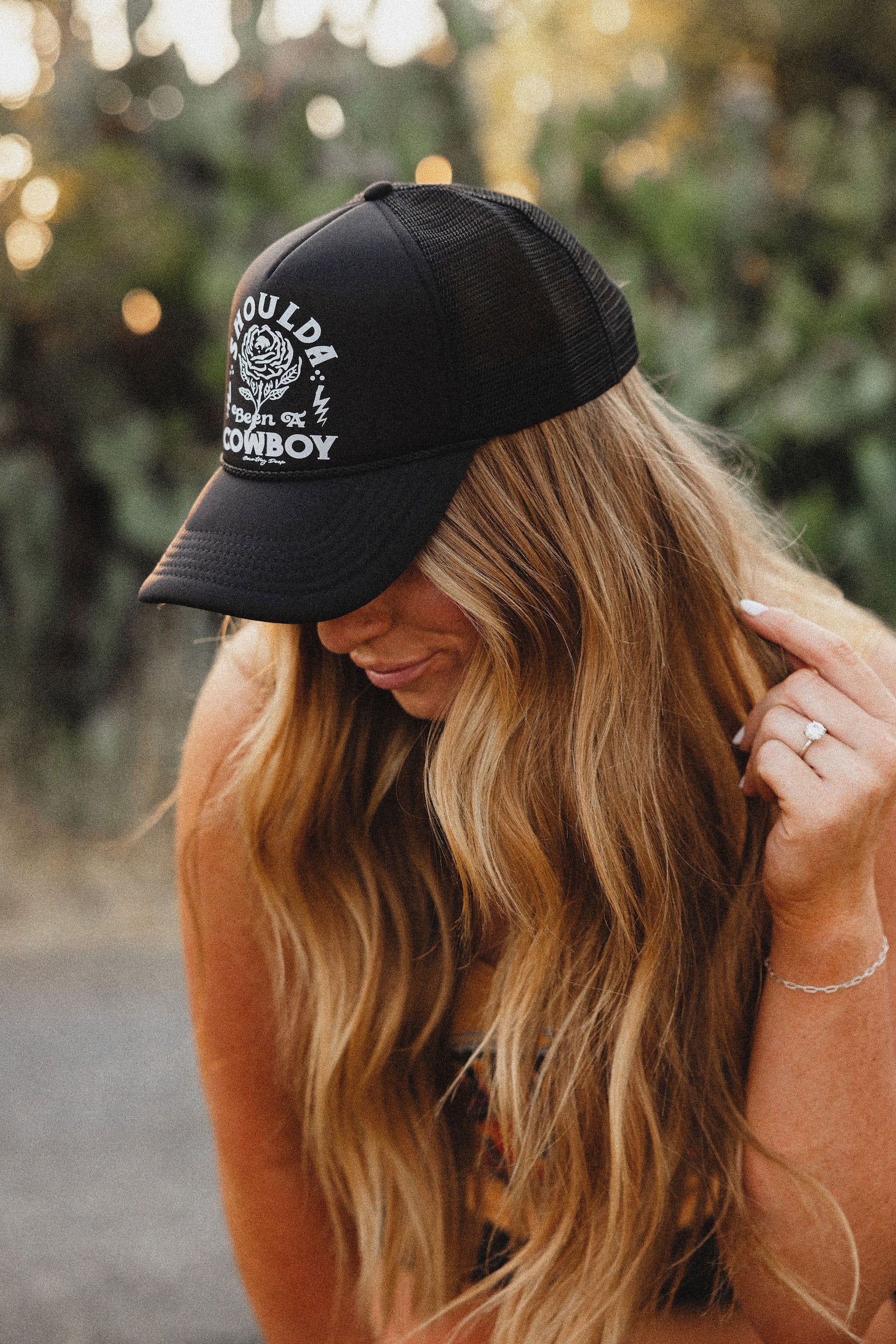 Shoulda Been A Cowboy Trucker Hat