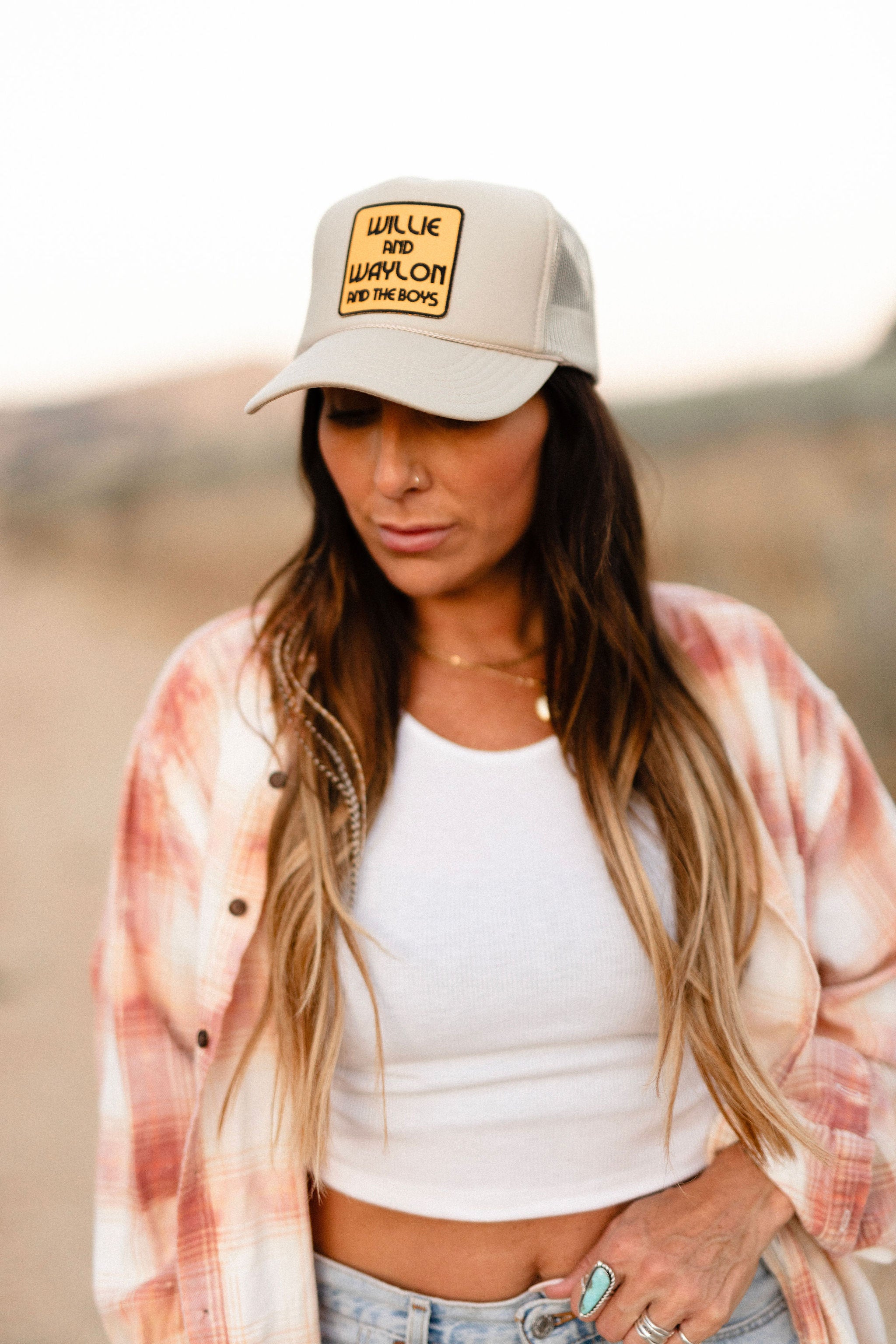 Willie and Waylon and The Boys Trucker Hat