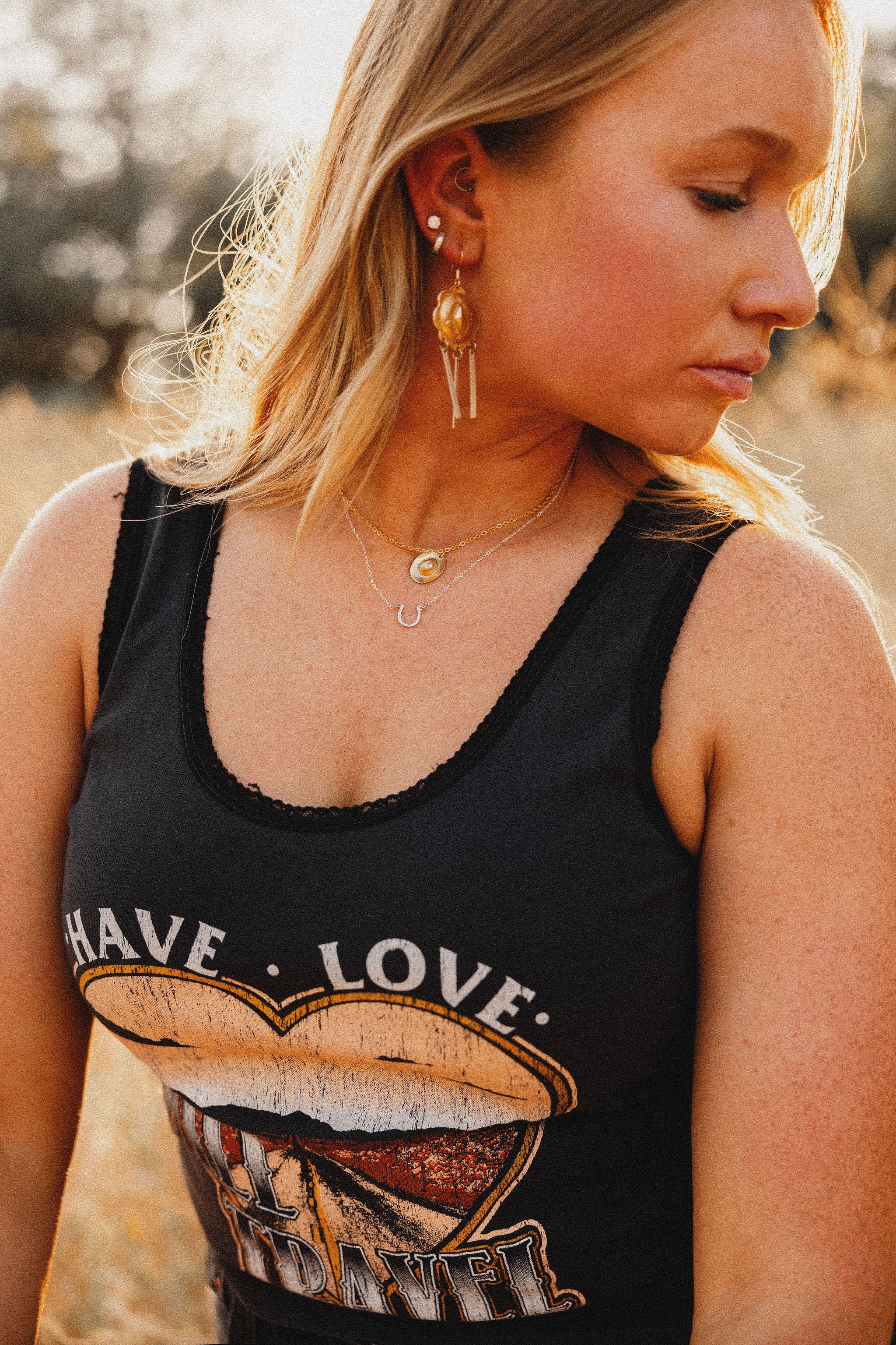 Have Love Will Travel Lace Tank