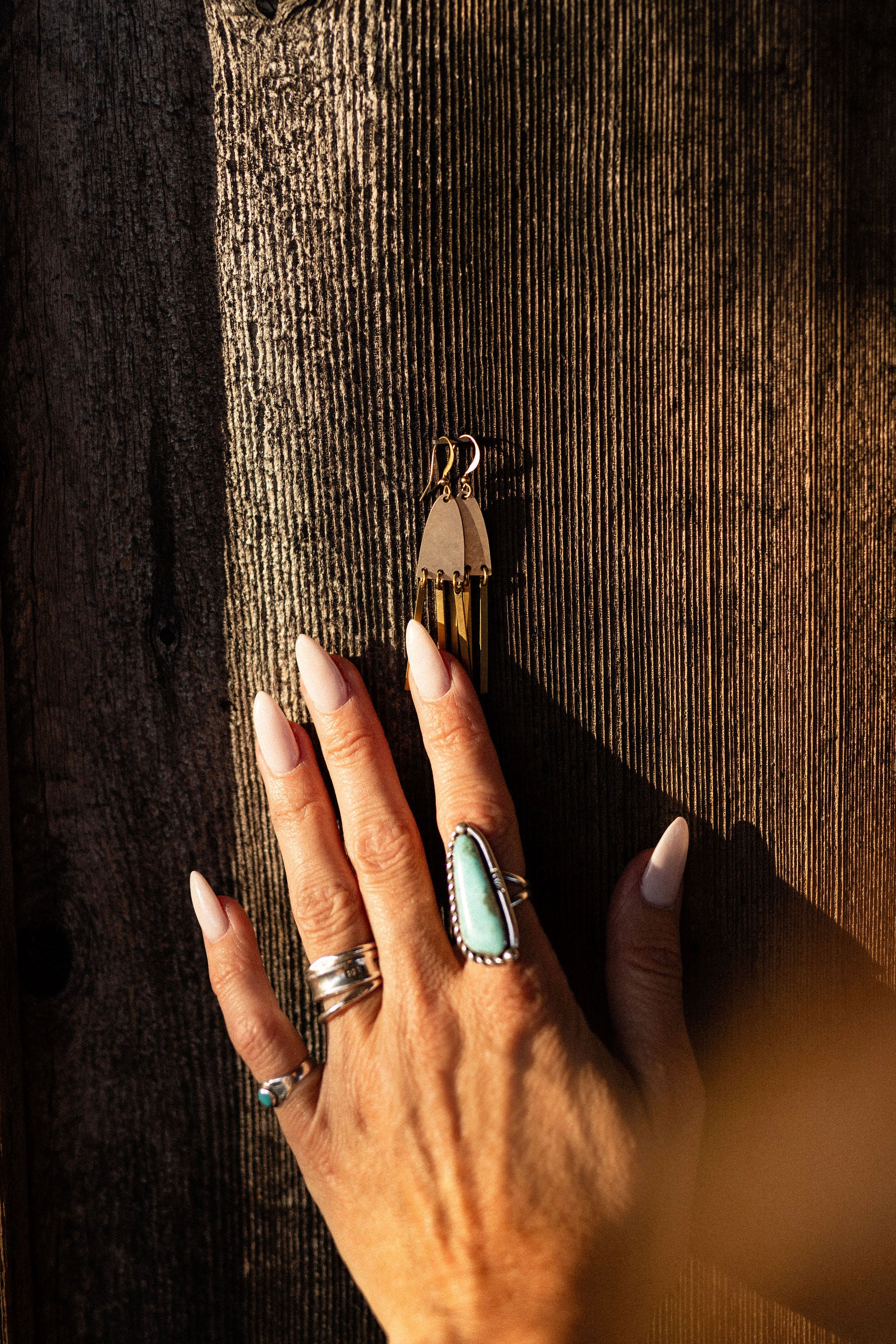 Ellipse Charm Earrings