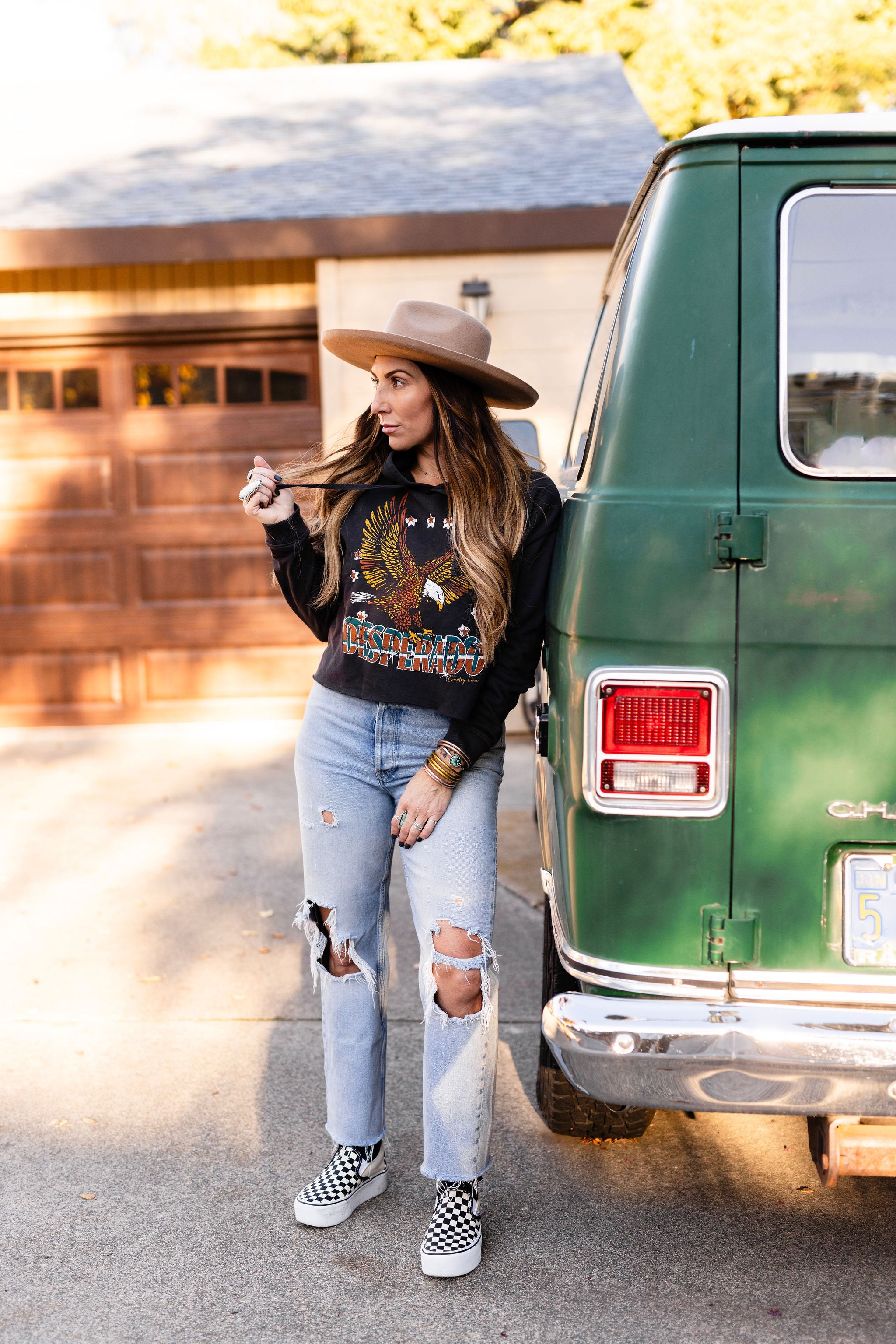 Desperado Crop Hoodie