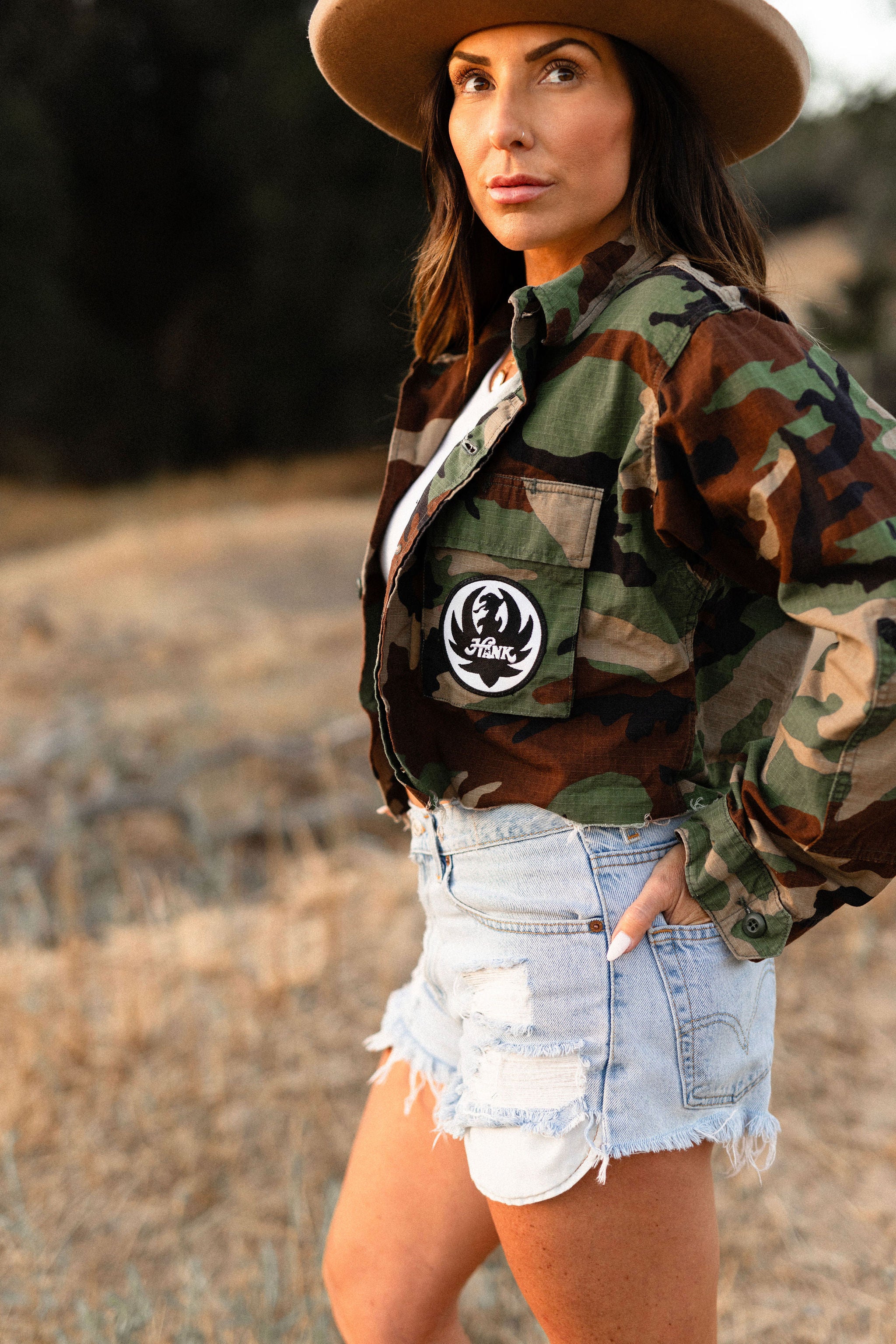 Rebel Man- Hank Williams Jr Military Jacket