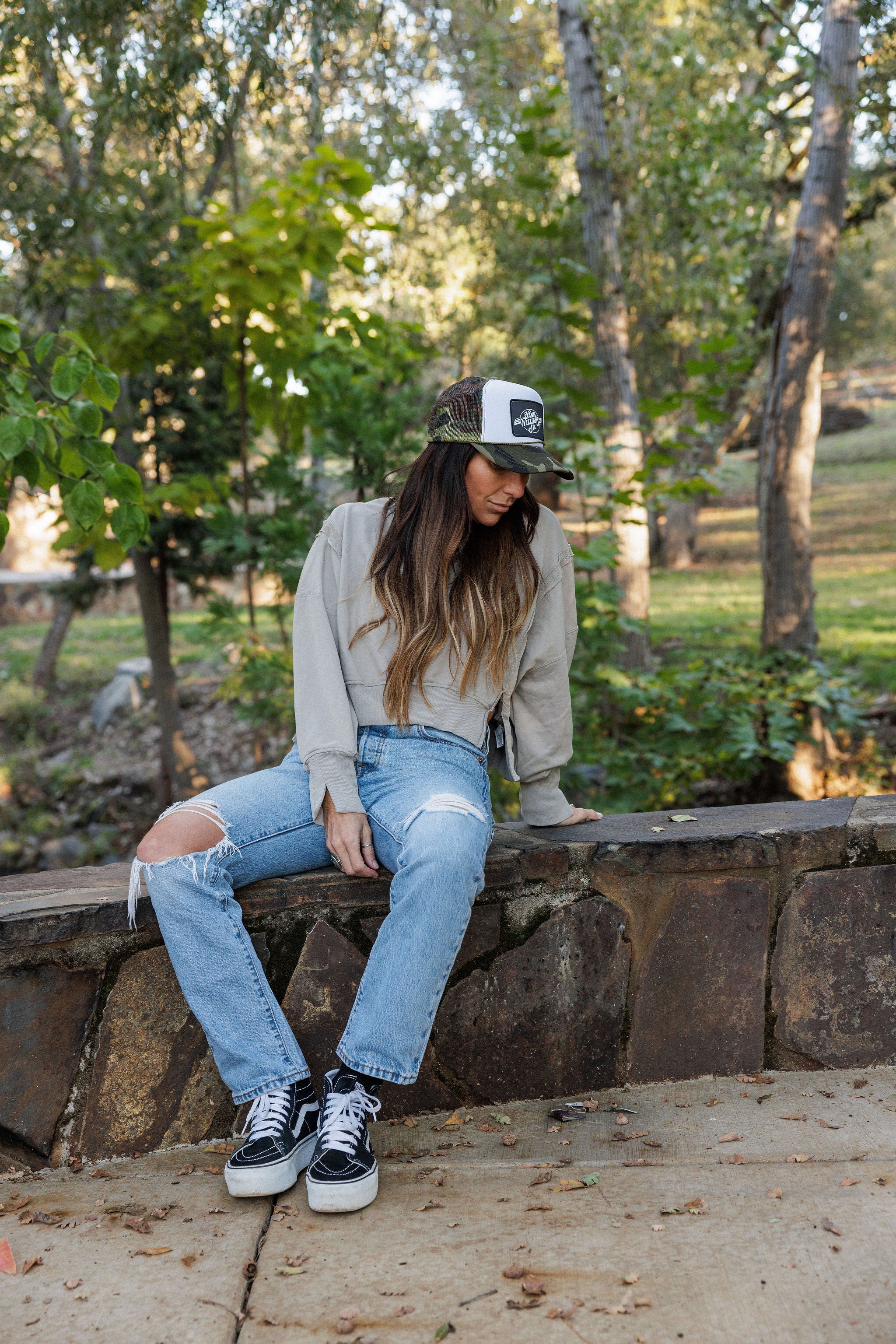 Buckskin Slit Pullover