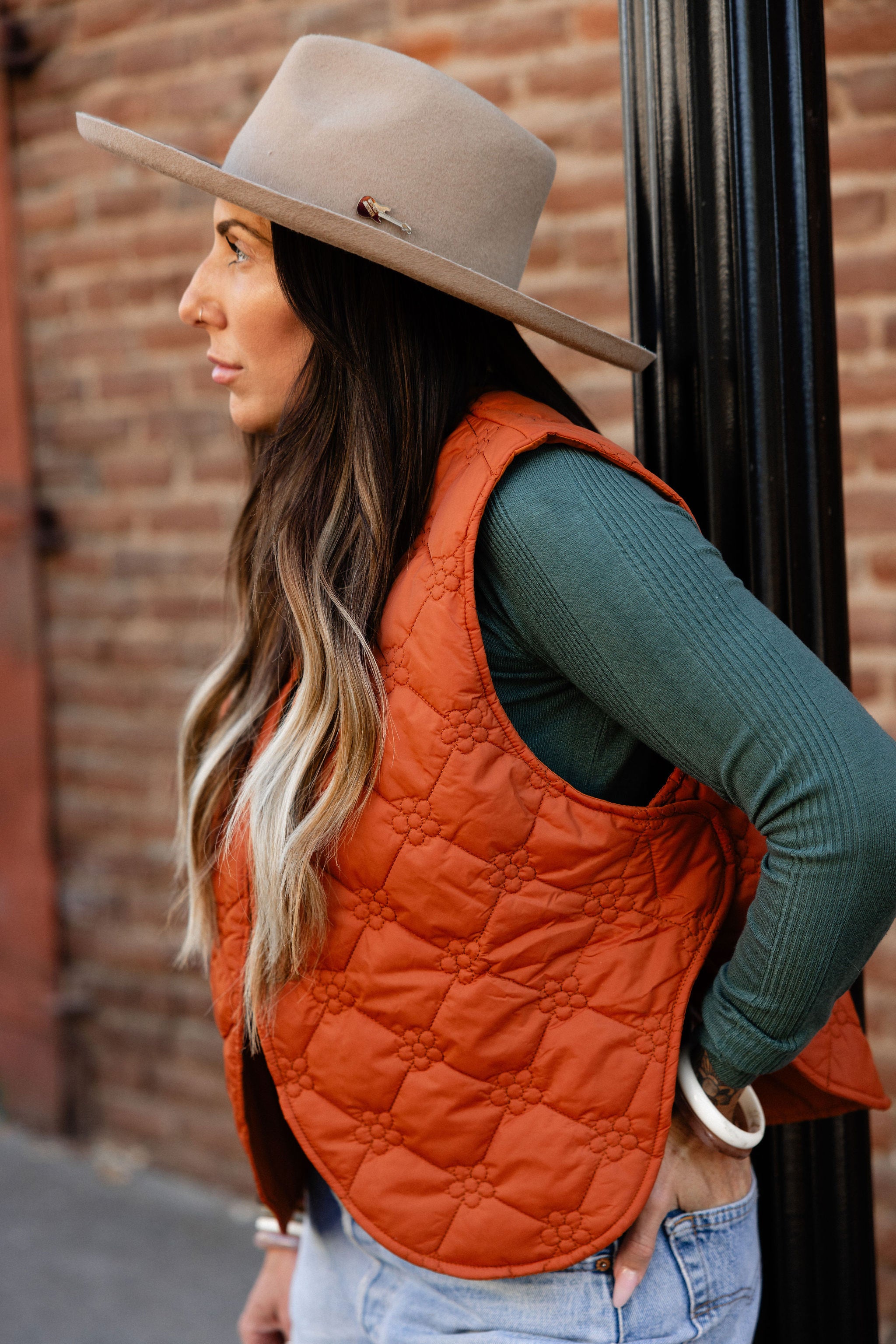 Saddle Quilted Vest