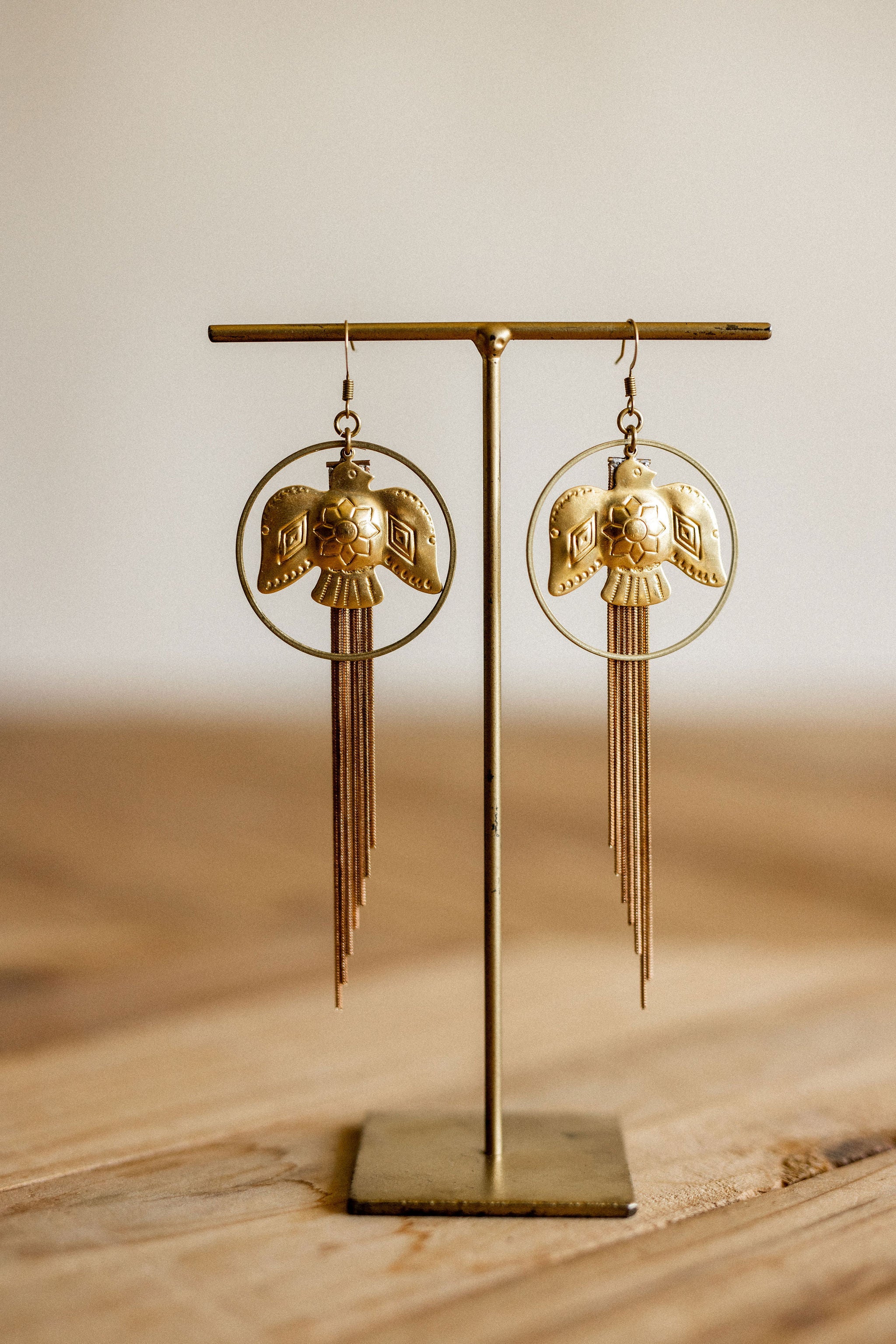 Thunderbird Tassel Earrings