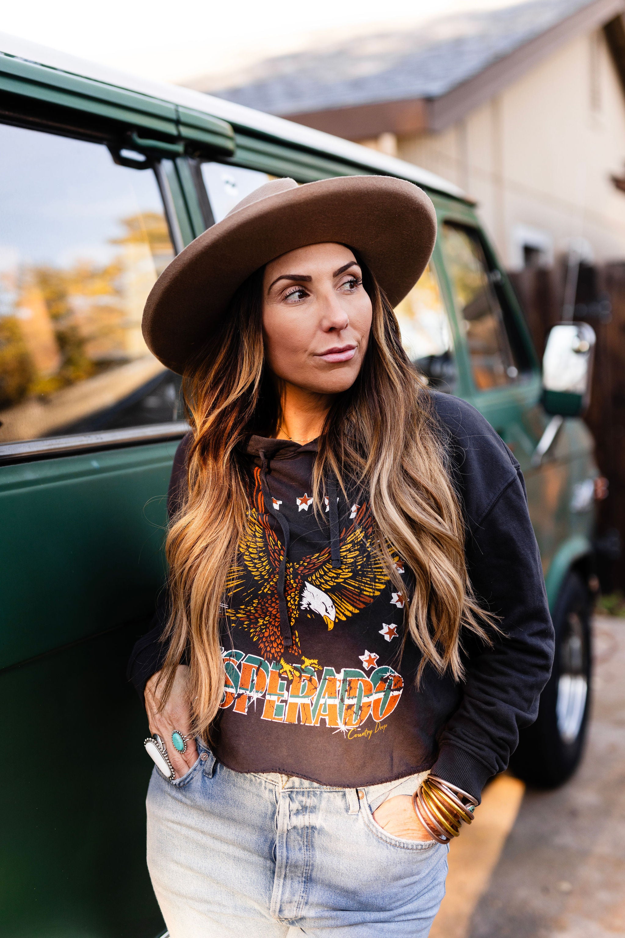 Desperado Crop Hoodie