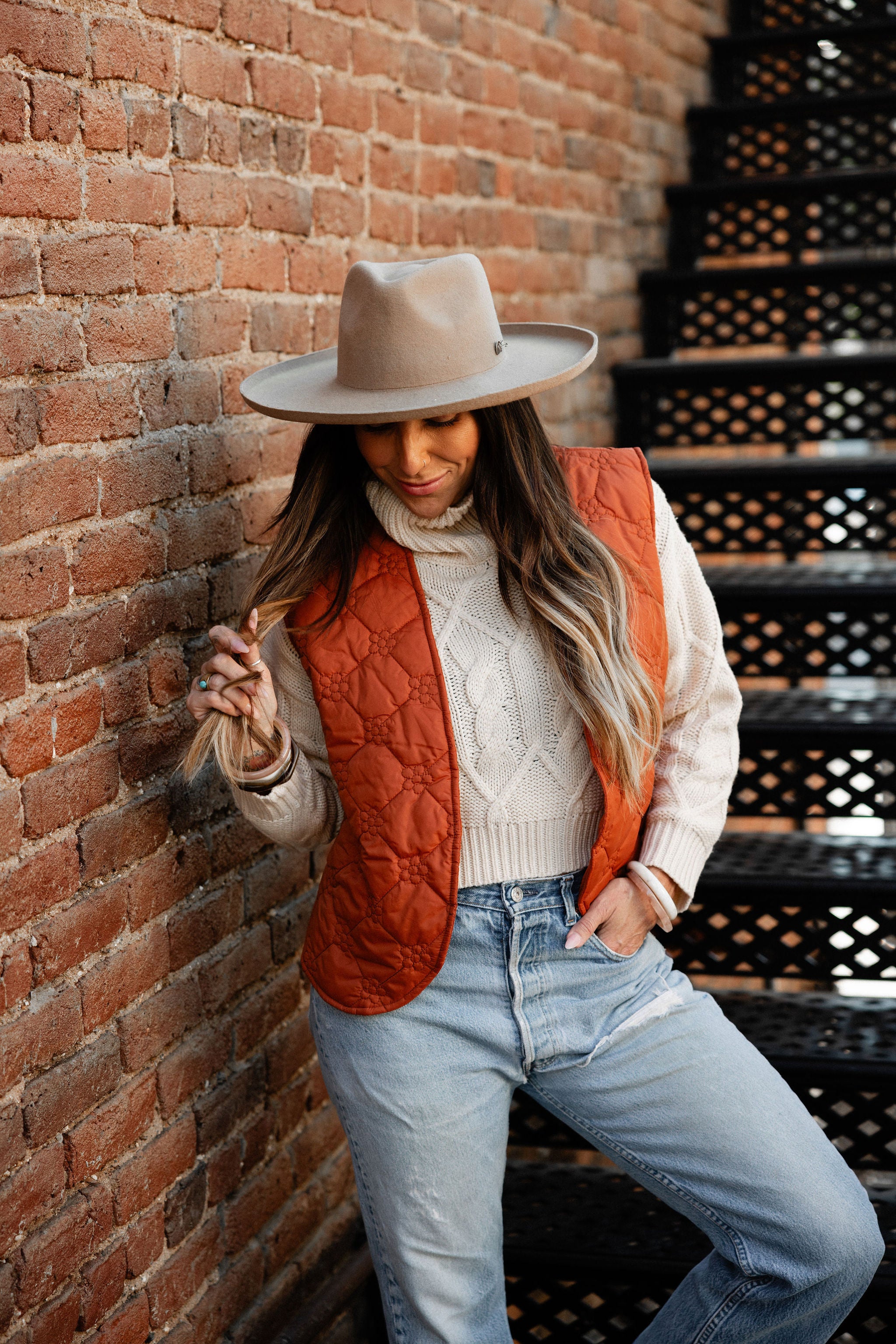Saddle Quilted Vest