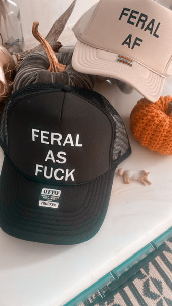 Feral AF Trucker Hats