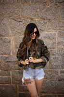 Ramble On Waylon Jennings Military Jacket