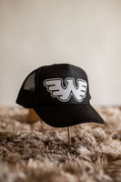 Waylon “W” Trucker Hat Black