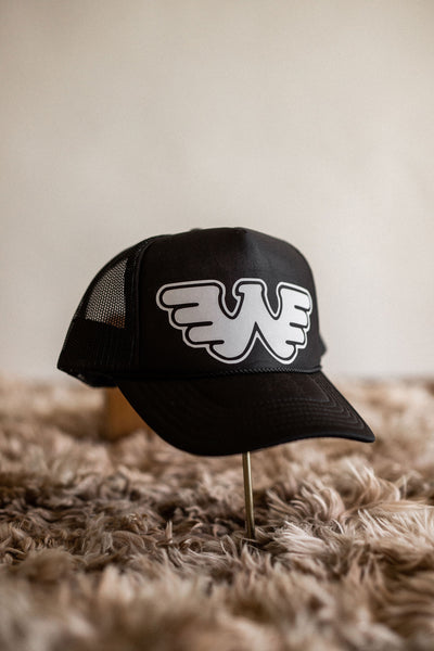 Waylon “W” Trucker Hat Black