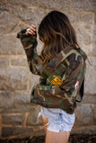 Ramble On Waylon Jennings Military Jacket