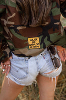 Rebel Man- Waylon Jennings Military Jacket
