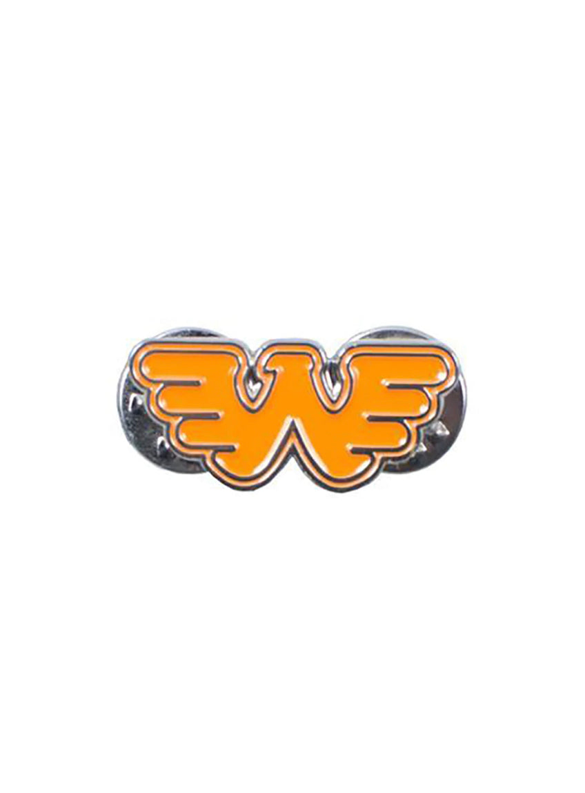 Flying W Waylon Jennings Pin- Texas Orange