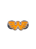 Flying W Waylon Jennings Pin- Texas Orange