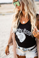 Country Rose Lace Tank