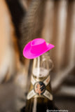 Hot Pink Cowboy Hat Keychain