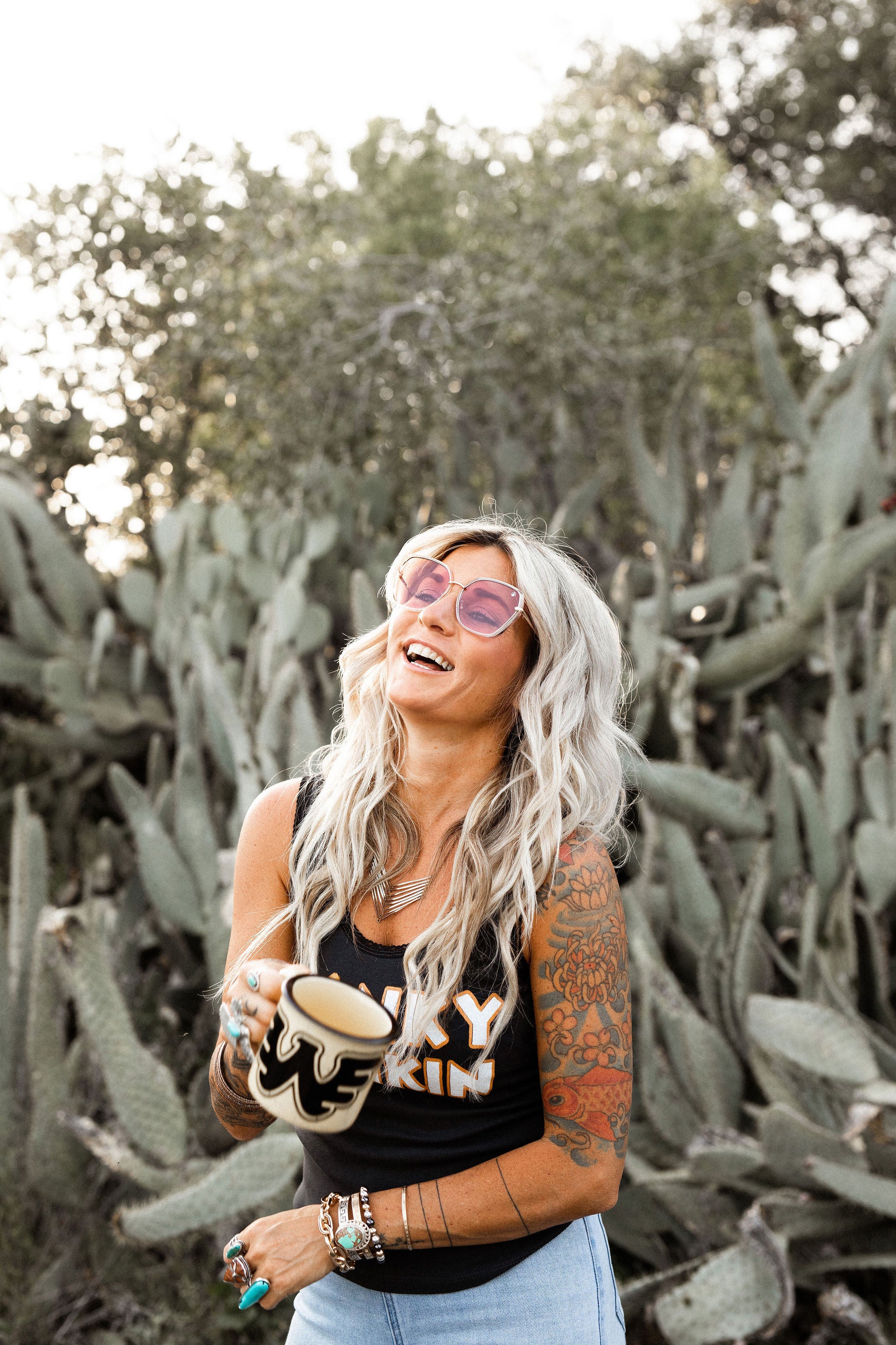 Honky Tonkin Lace Tank